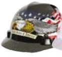 Msa Freedom Hard Hat - American Eagle Design (Imprinted)