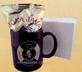 Coffee/Mug Gift Package - Black (1 Coffee Choice/ 1 Mug)