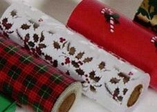 7-3/8"X100' Holiday Jolly Holly Paper Jeweler Rolls
