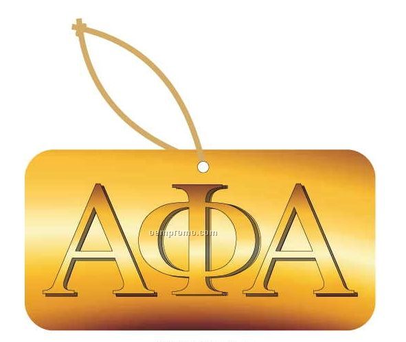 Alpha Phi Alpha Fraternity Letters Ornament W/ Mirror Back (3 Square Inch)