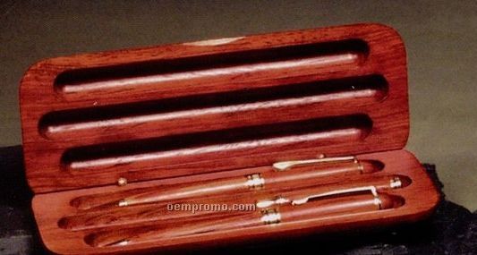 Rosewood Pen & Pencil Set With Letter Opener