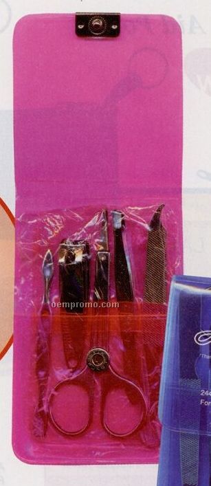 Translucent Manicure Kit (2 3/4"X4 1/2")