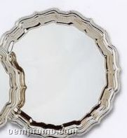 14-1/2" Silverplated Chippendale Plain Tray