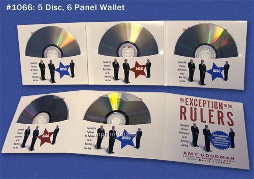 Cd-dvd 6-panel 5-disc Wallet