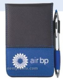 Dual Tone Jotter With Pen & Stylus