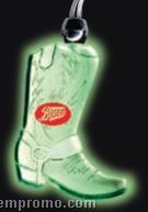 Glo Gear Boot Necklace W/ Blinking Light (12-15 Day Service)