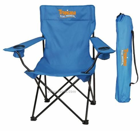 Folding Beach Chair W/Arms