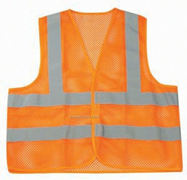 High Visibility Polyester Safety Vest