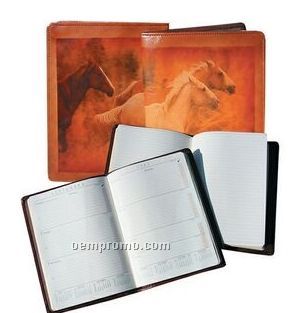Equestrian Vegetable Tanned Calf Leather Address/ Telephone Book
