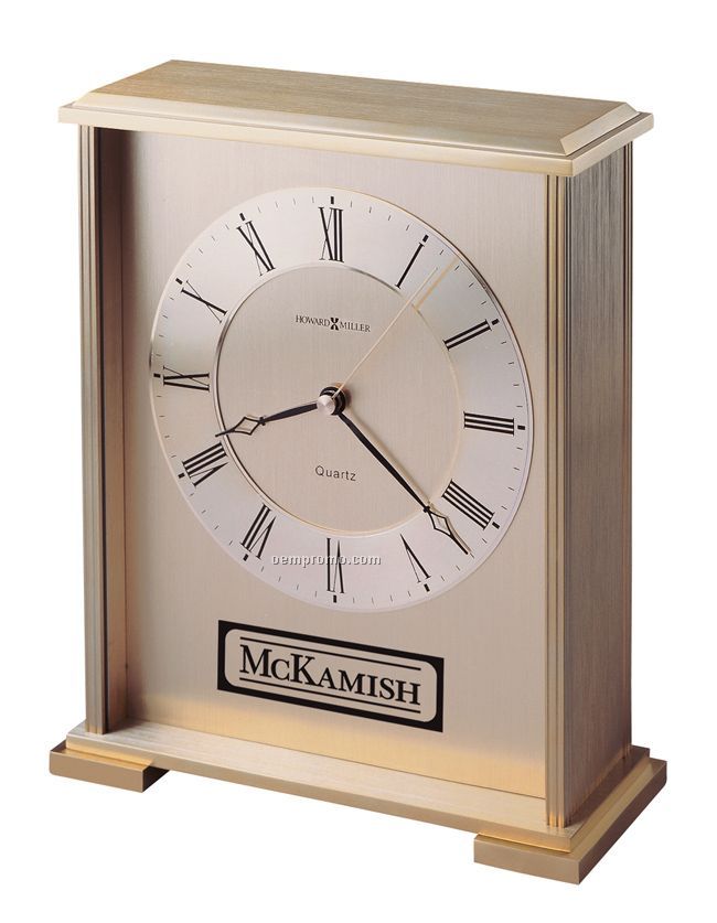 Howard Miller Exton Metal Carriage-style Clock (Blank)