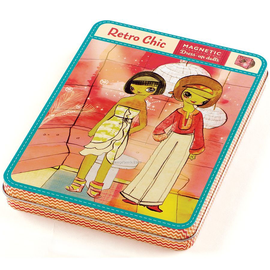 Retro Chic Magnetic Dress Up Doll Game