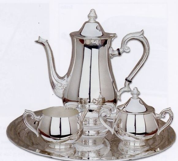 Silverplated Gadroon 4-piece Coffee Set
