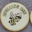7/8" (Spelling Bee) Medallion Stock Kromafusion X-large Pin W/ Insert