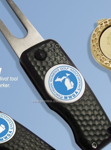 Combination Divot Tool With Retractable Fork