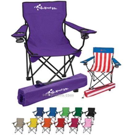 Folding Beach Chair W/Carrying Bag