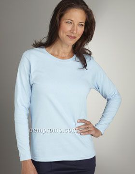 Gildan Ladies Ultra Cotton Classic Fit Long Sleeve T-shirt (S-2x)