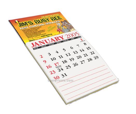 Peel & Stick 1 Year Calendar Business Card Magnet (2 Day Service)