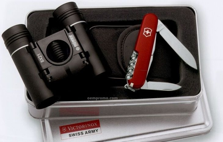 Spartan W/ 8x21 Compact Binocular Combination Set