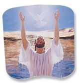 Stock Baptism Spiritual Hand Fan