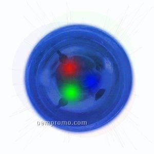 Blue Light Up Bounce Ball W/ Multi Color LED