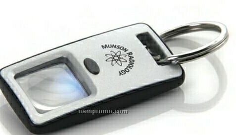 The Read Magnifying Glass Key Ring