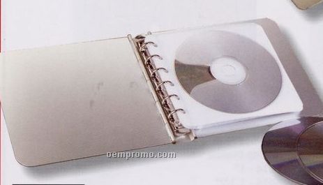 Aluminum Hinged CD Holder (5-7/8"X6-3/8")