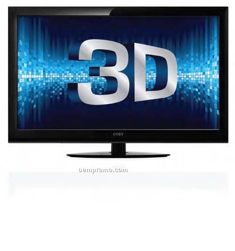 Coby 46" Atsc LED 3d Tv With Hdmi Input & 2 Pair 3d Glasses