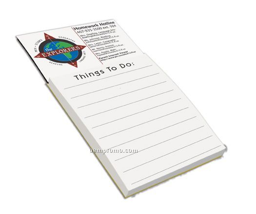 Peel & Stick Things To Do Business Card Magnet (2 Day Service)