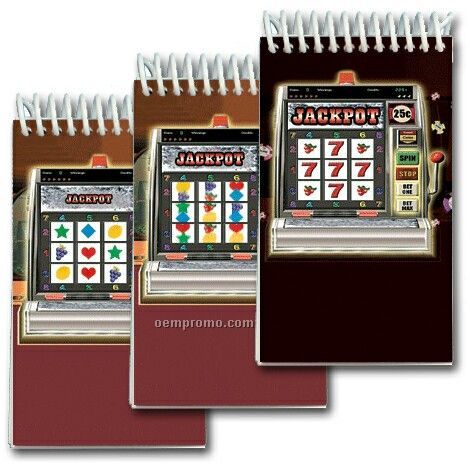3d Lenticular Mini Notebook Stock/Slot Machine (Blank)
