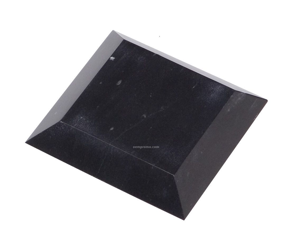 Jet Black Tapered Base Four Side (5"X3/4"X5")