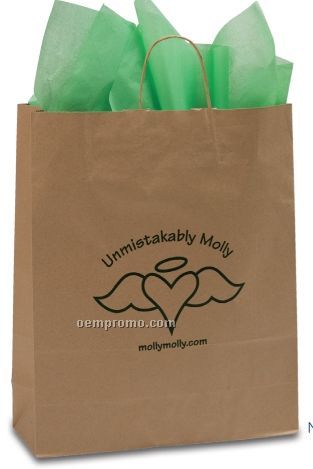 Natural Kraft Paper Shopping Tote Bag (5"X3.5"X8.5")
