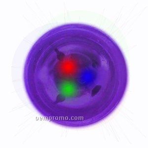 Purple Light Up Bounce Ball W/ Multi Color LED