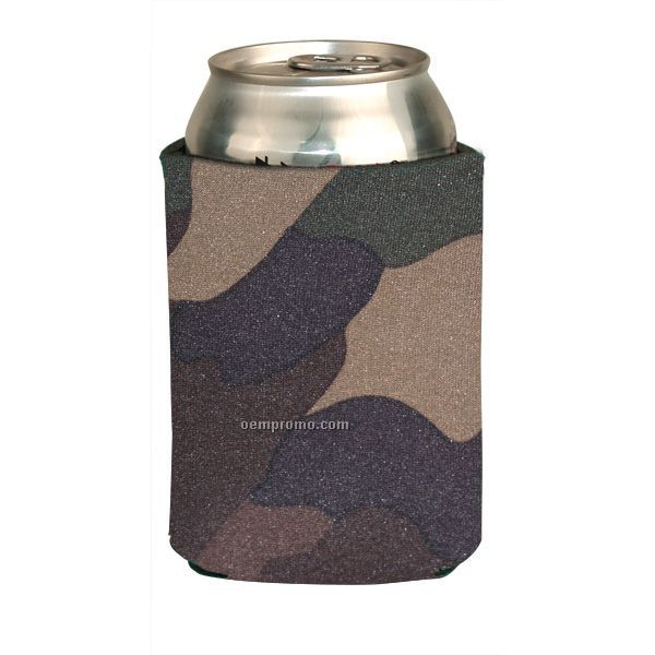 Camouflage Foam Can Cooler