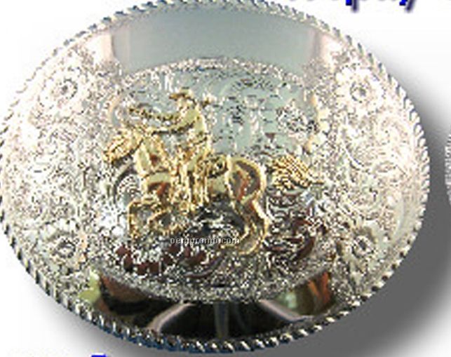 Silver Custom Trophy Buckle