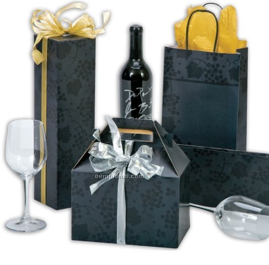 A La Carte Vino Noir Collection Medium Gable Box