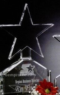 Star Gallery Crystal Celestial Star Award (8 1/2")
