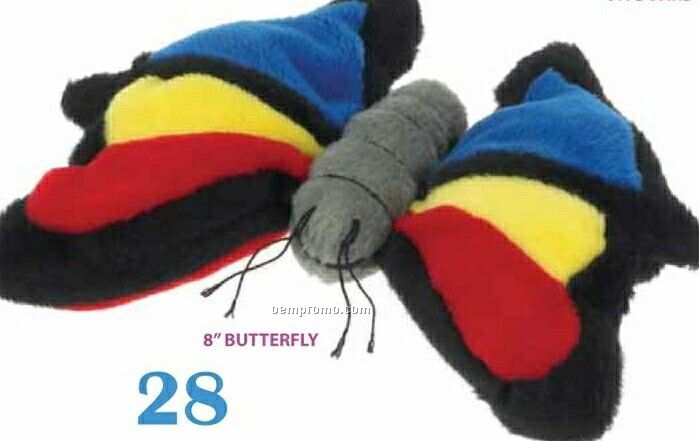 Stock Butterfly Beanie Stuffed Animal