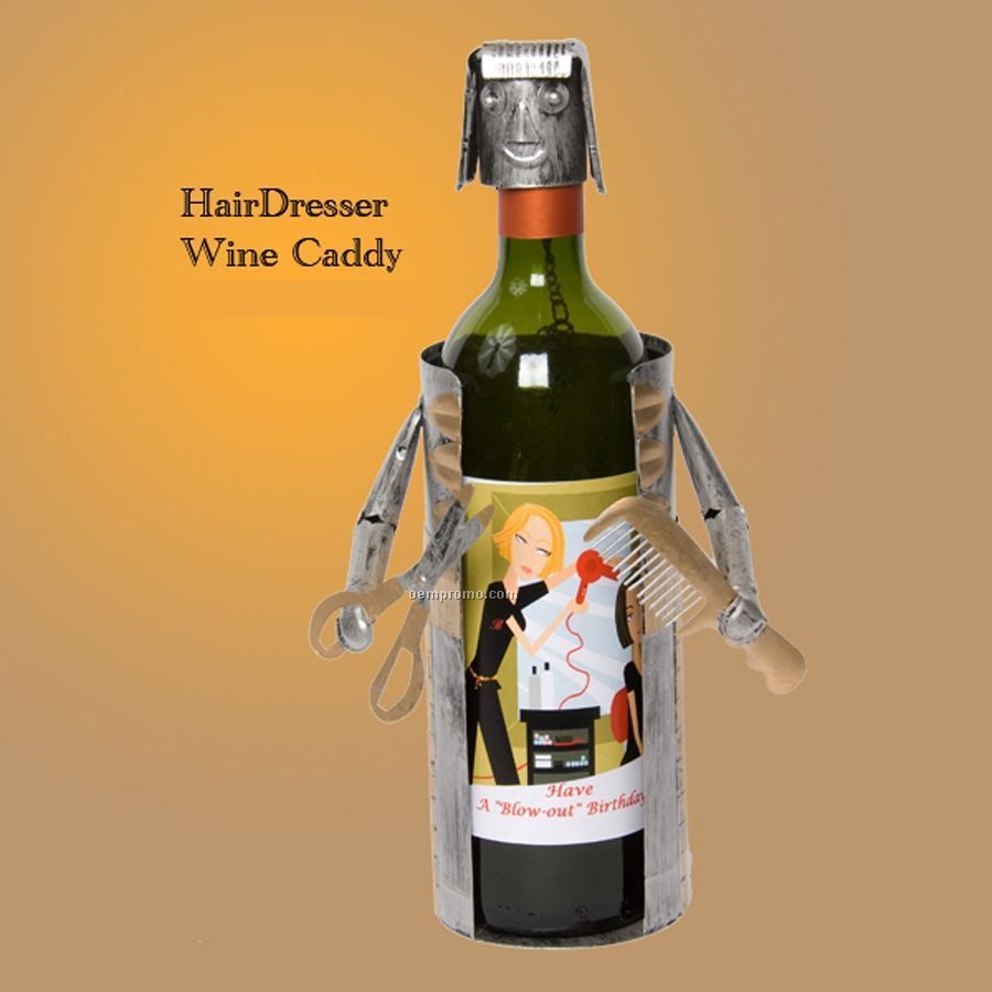 Hair Stylist Wine Caddy