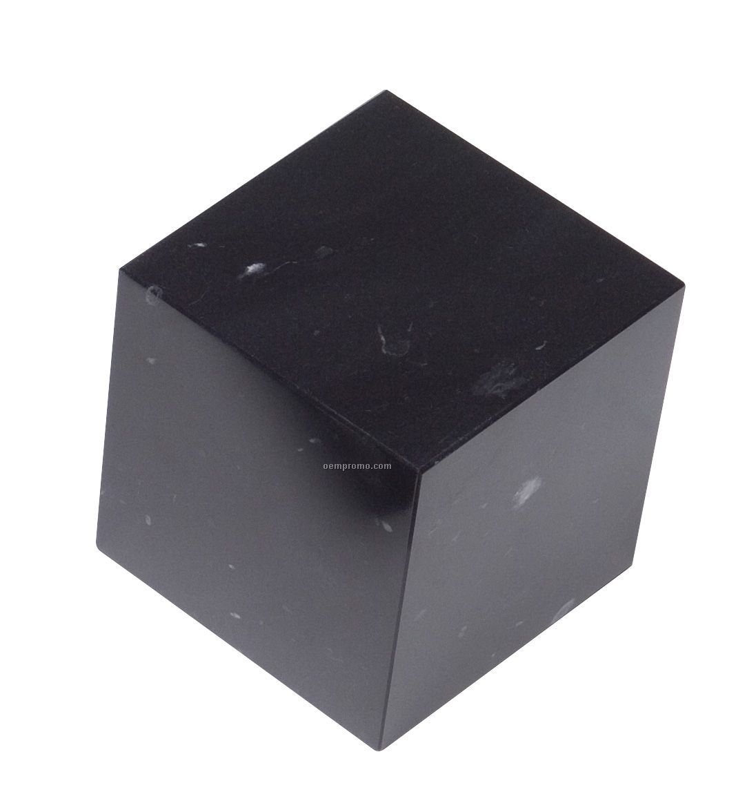Jet Black Cube (3"X3"X3")