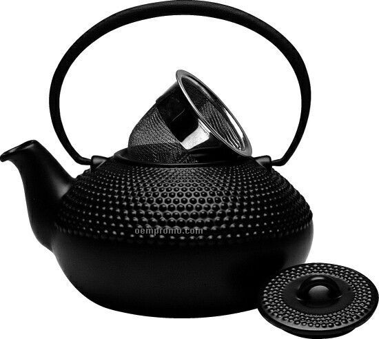 Cast Iron Look 3/4 Liter Ceramic Tea Pot