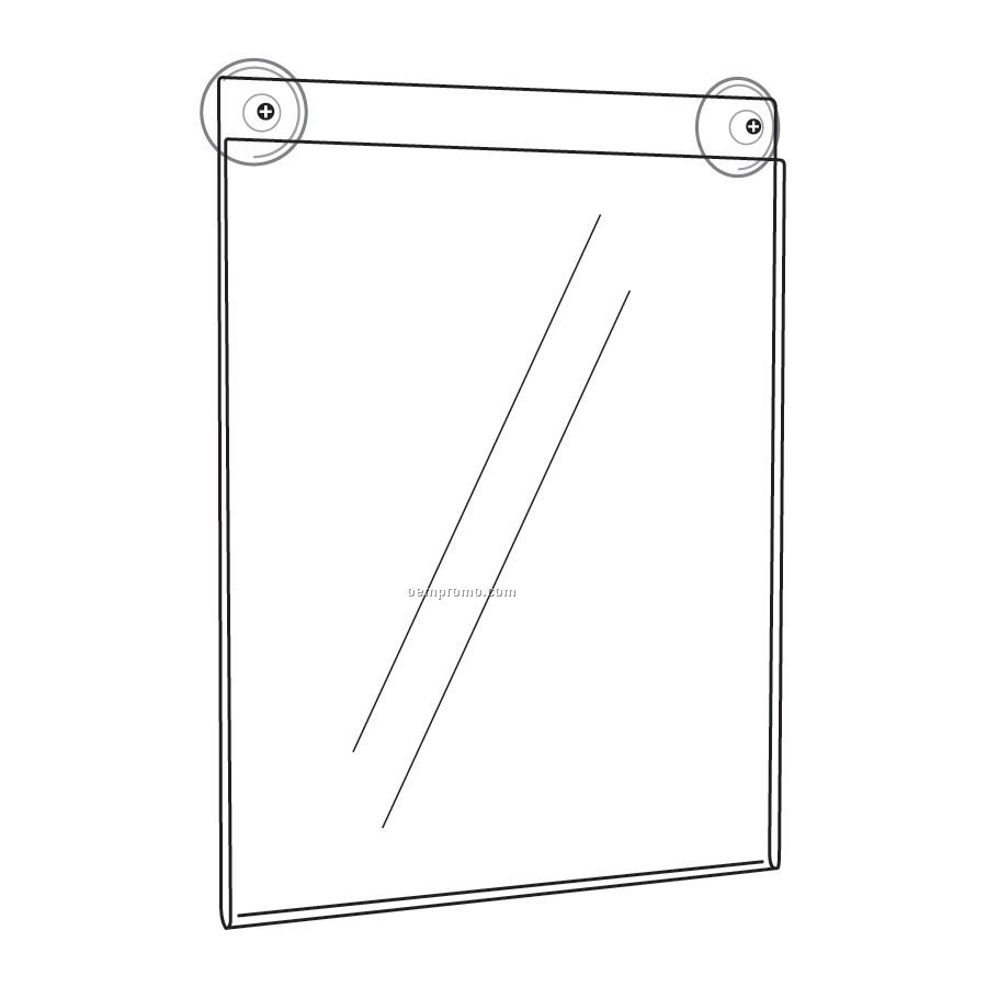 Glass Mounted Frame (8 1/2x11)
