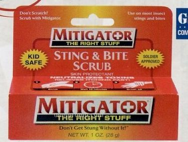 Mitigator Sting And Bite First Aid Treatment Scrub