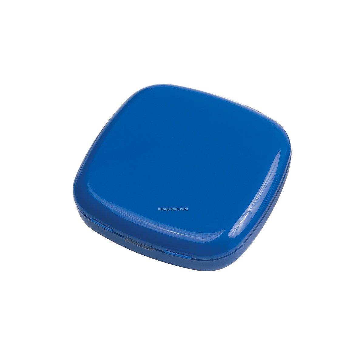 Square Light Up Mirror Compact - Blue