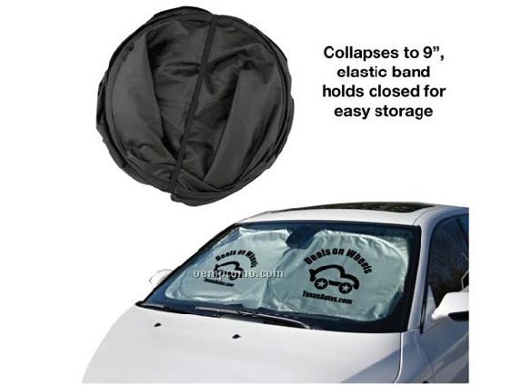 Automobile Window Sunshade With Elastic Band