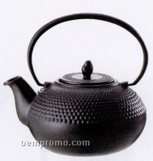 Cast Iron 1 1/5 Liter Ceramic Look Tea Pot