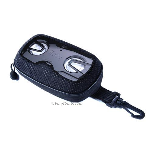 Iluv - Audio Systems Portable Outdoor Speaker Case - Pdq - Black/Blu/Pnk