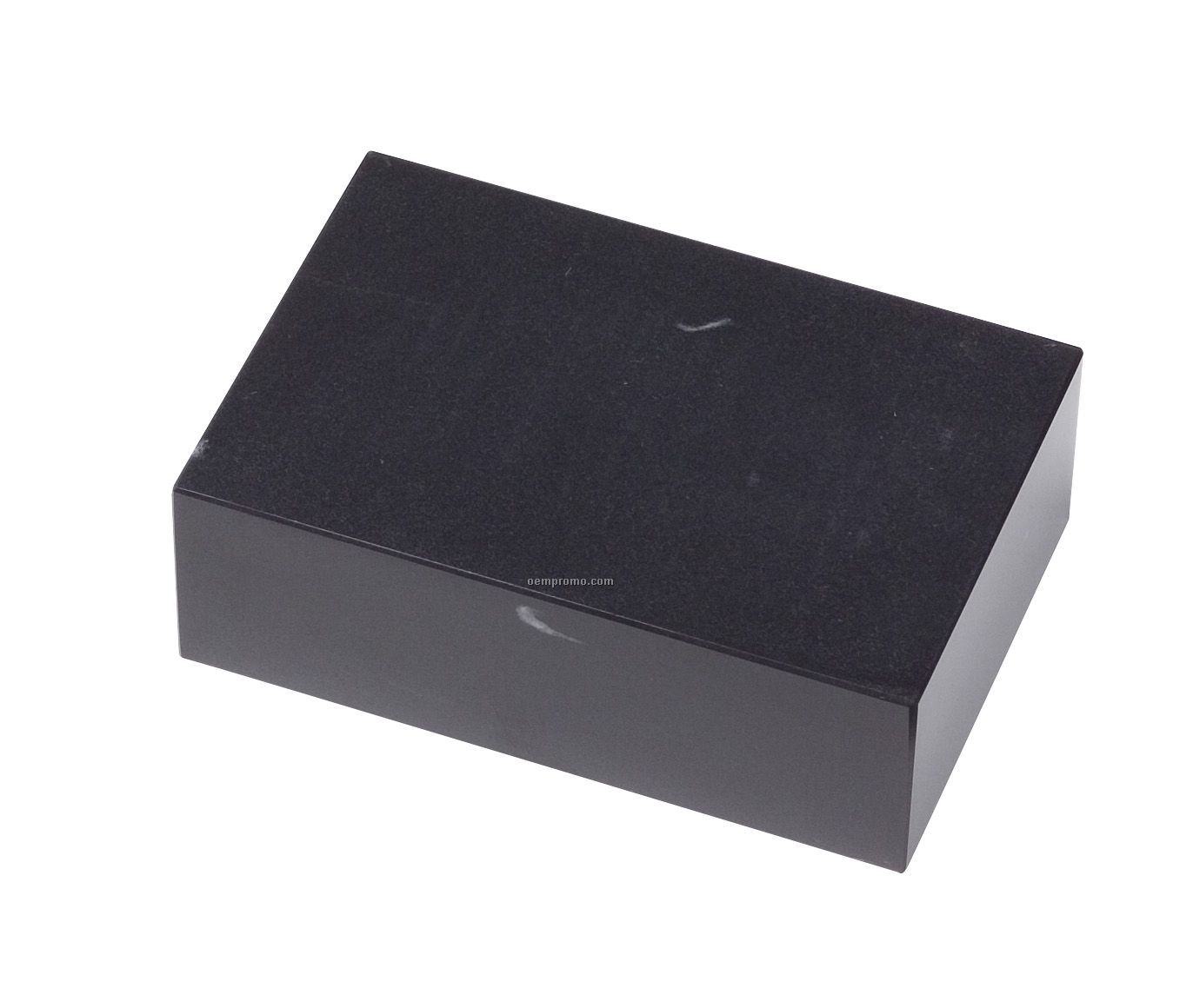 Jet Black Rectangular Cube (6"X4"X2")