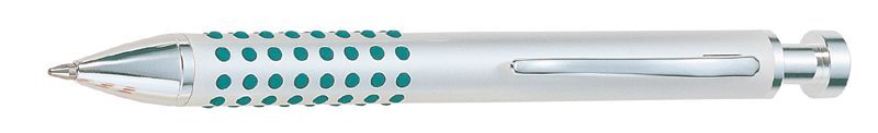 Distinguished Executive Ball Pen With Blue Round Rubber Dots
