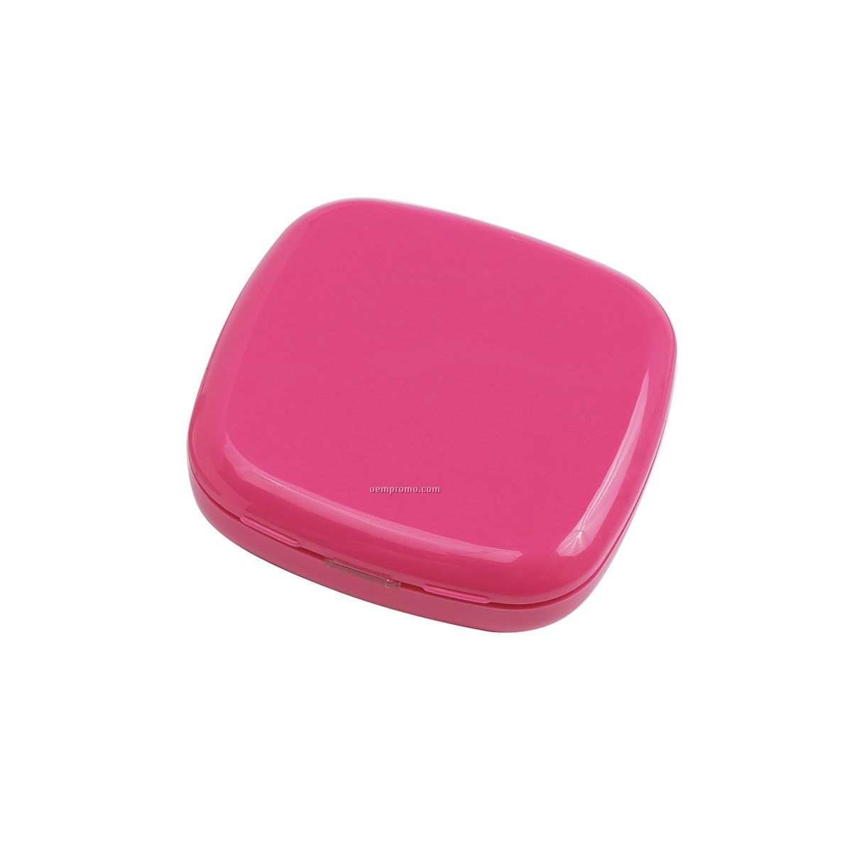 Square Light Up Mirror Compact - Pink