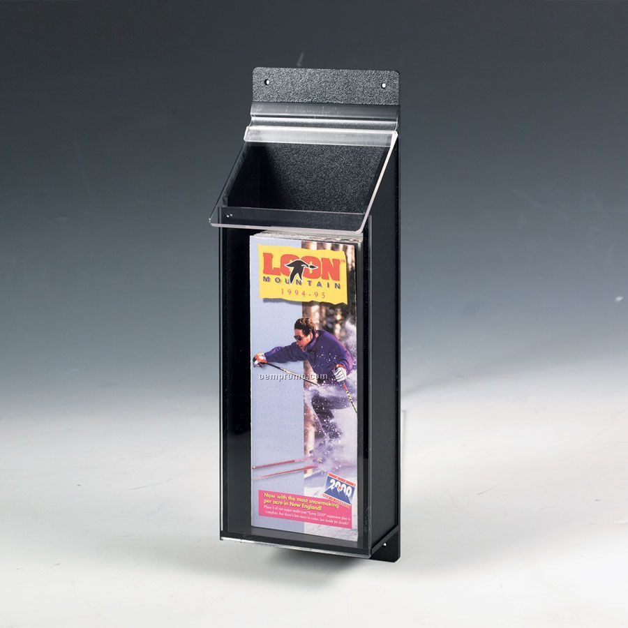 1-pocket Exterior Acrylic And Plastic Literature Holder & Deposit Holder